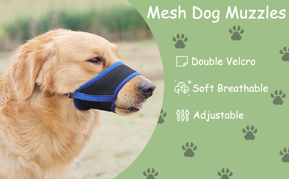 Dog Muzzle,Soft Dog Muzzles Prevent from Biting,Barking