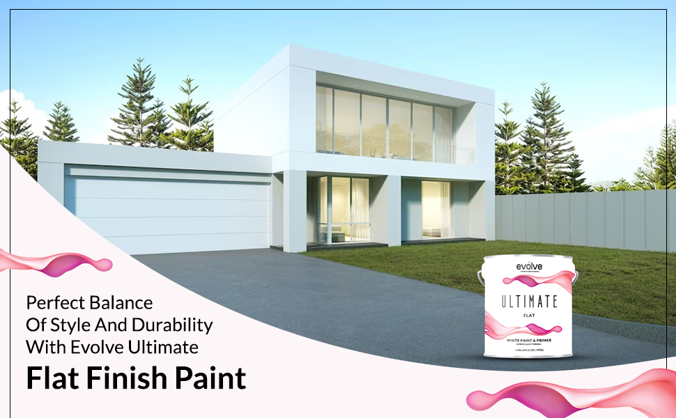 EVOLVE Ultimate Paint & Primer in White for Interior & Exterior House