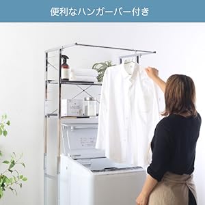 Amazon｜川口工器 頑丈 ステンレス 棚 ランドリーラック 棚 3段