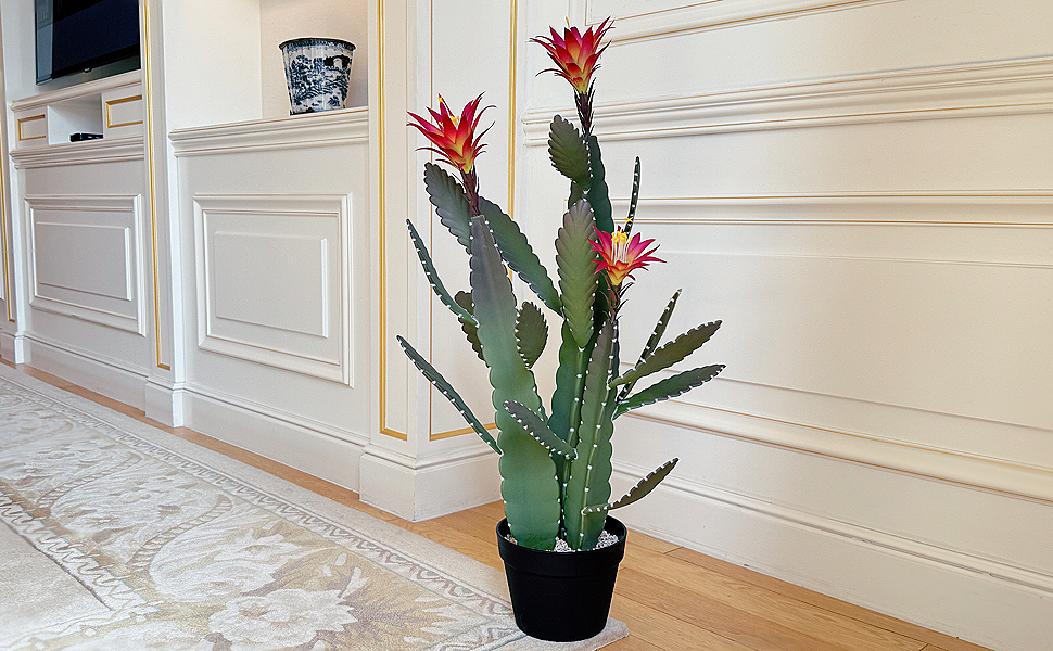 33 Inches Tall Artificial Cactus