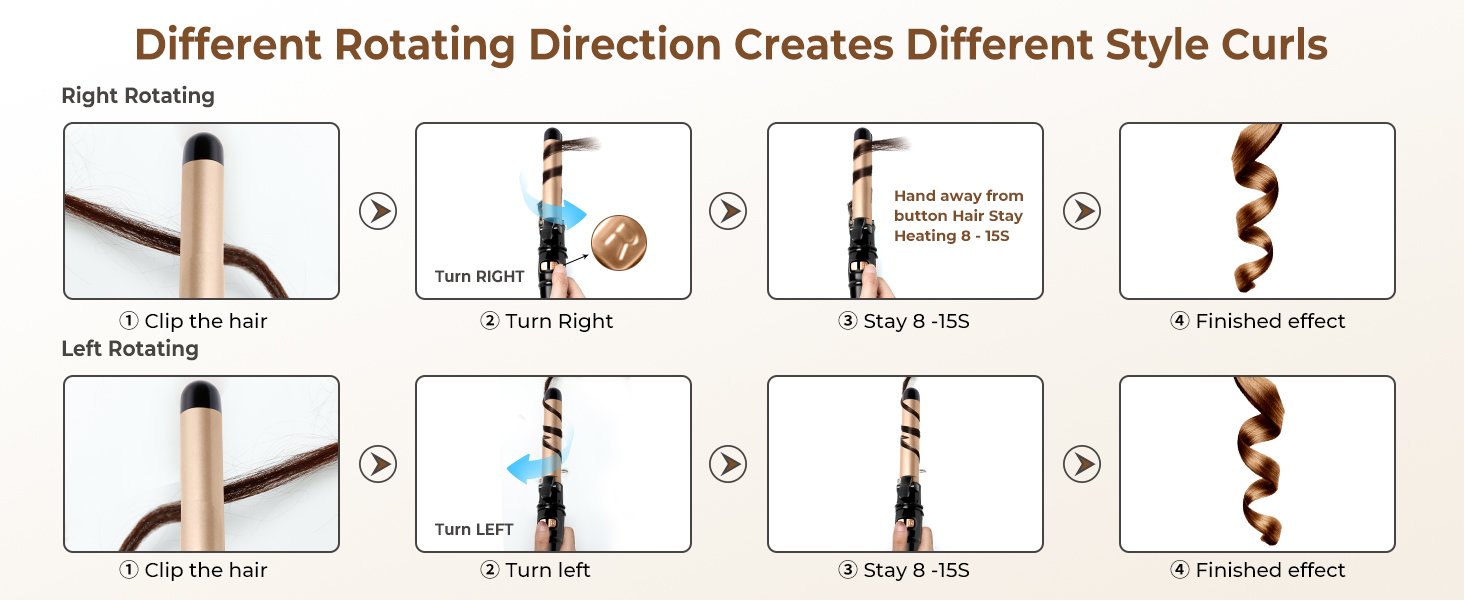 automatic hair curlers rotating hair curler hair curlers for long hair