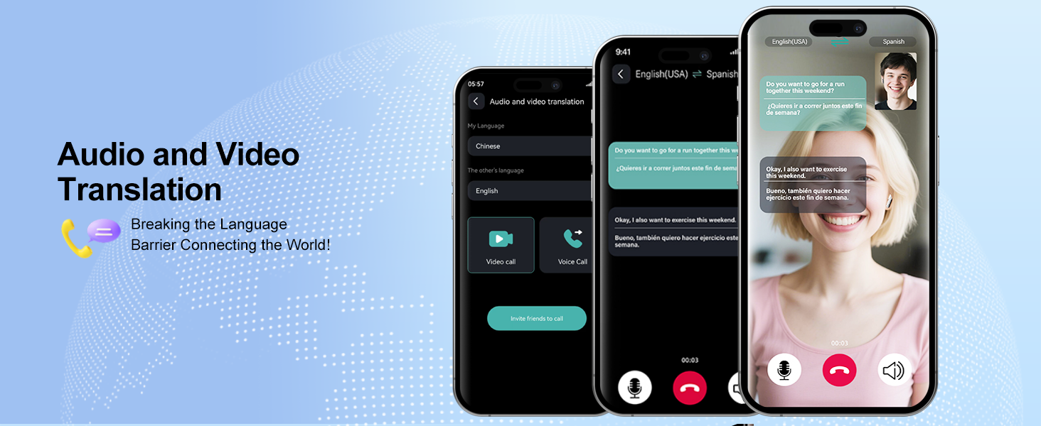 AI Translation Earbuds Real Time