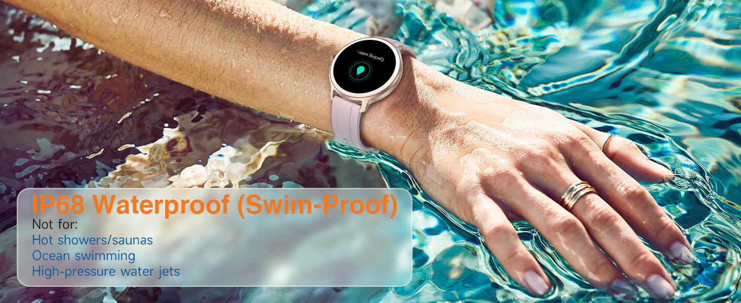 smart watch IP68 waterproof