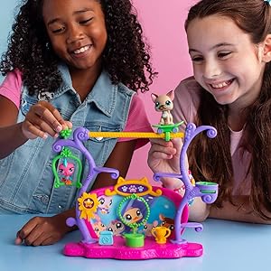 Pets got talent playset, lps, littlest pet shop, play figure