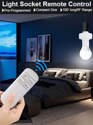 Remote Control Light Bulb Socket