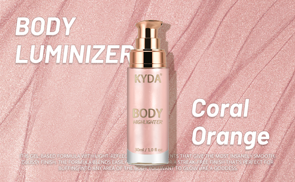 KYDA Body Luminizer, Waterproof Moisturizing and Glow For Face & Body, Radiance All