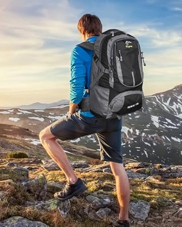 Hiking Backpack Breathable Rucksack Camping Daypack Water Resistant Hiking Backpack
