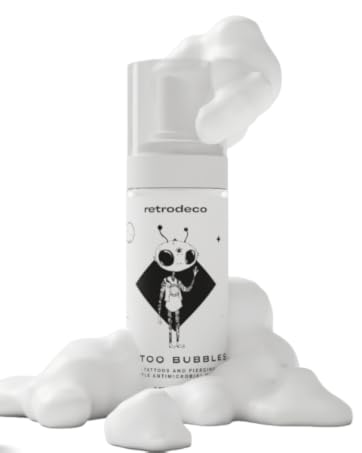 tattoo bubbles green soap