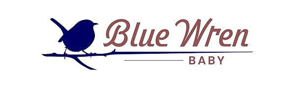 Blue Wren Baby Logo