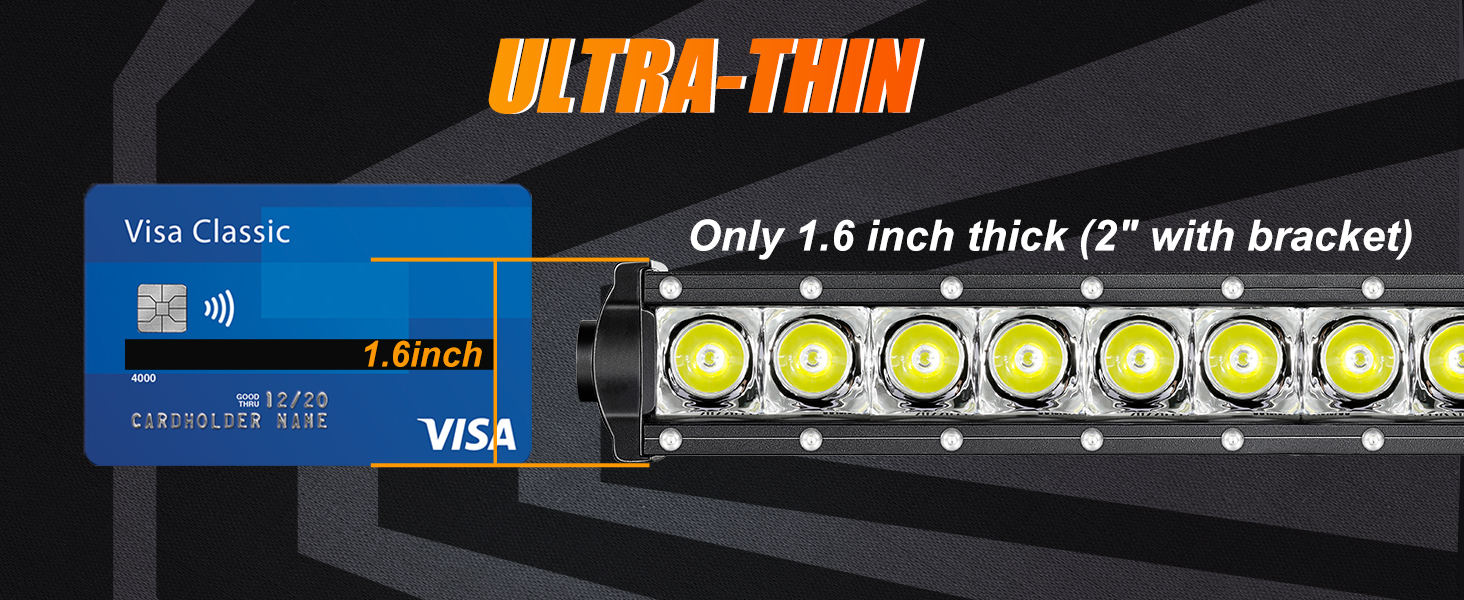 single row led light bar