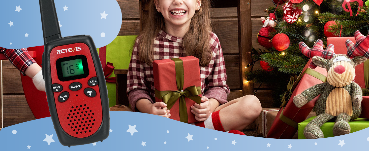 Retevis RT628S Kids Walkie Talkies, Safe Mode Kids Radios, Adjustable