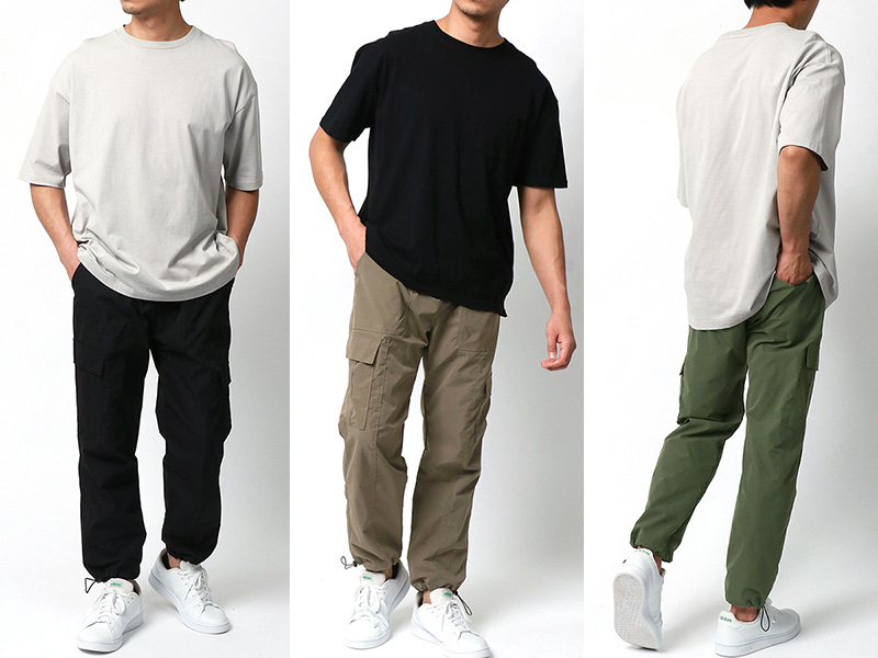 Amazon | [エムアールユー] カーゴパンツ メンズ ストレッチ 撥