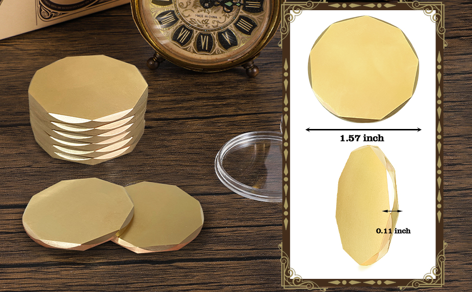 Amazon.com: 8 Pcs Blank Challenge Coin Laser Engraving Coins Blanks CNC