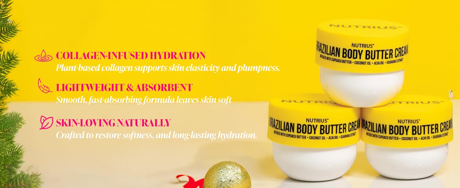Nutrius Brazilian Body Butter Cream