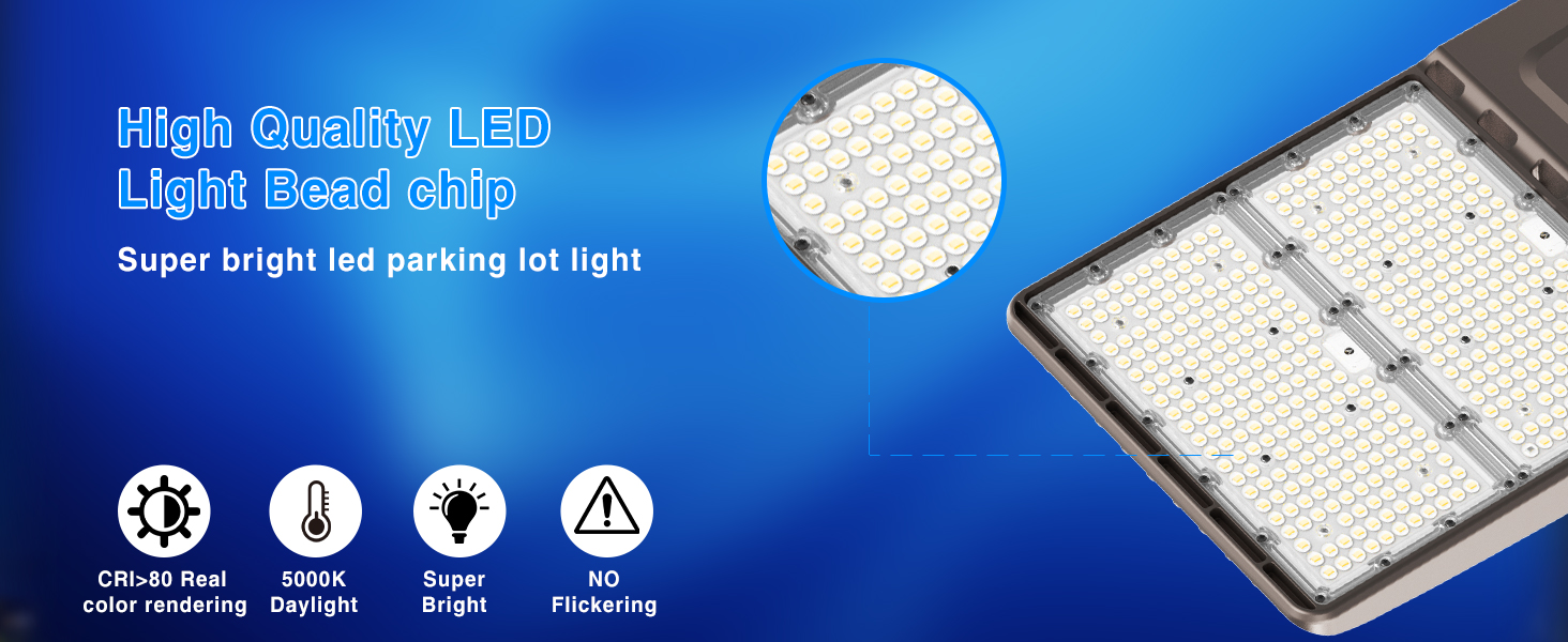 led parking lot light