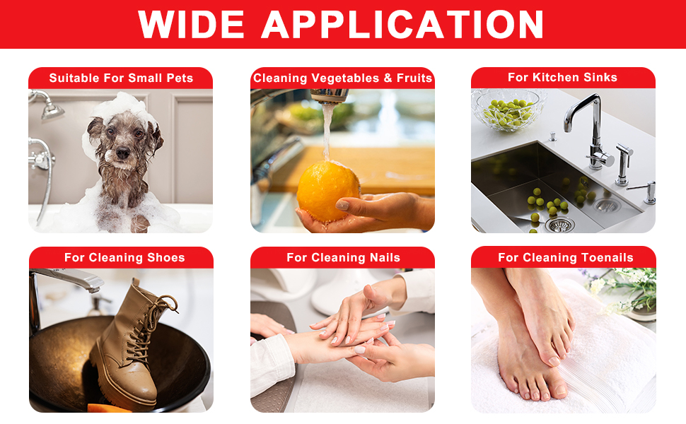 Handle fingernail brush