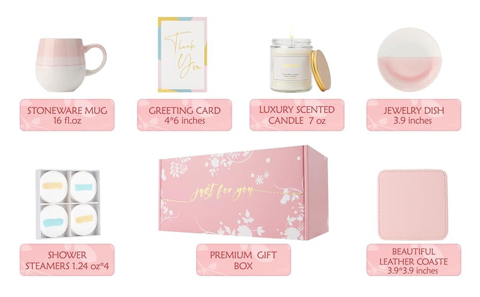 Amazon.com: Unique Thank You Gift Basket for Women - Perfect