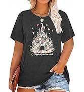 Plus Size Magical Shirts for Women Magical Tee Shirt Family Trip Vacation Tshirt Holiday Summer G...