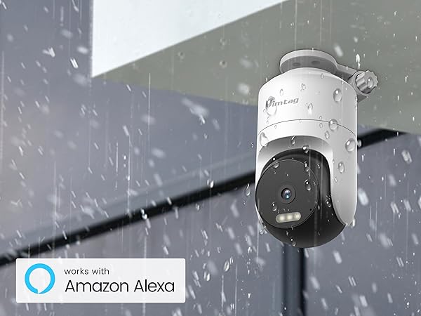 Amazon.co.jp: VIMTAG 防犯カメラ「2.5K・400万画素・PTZ・Alexa