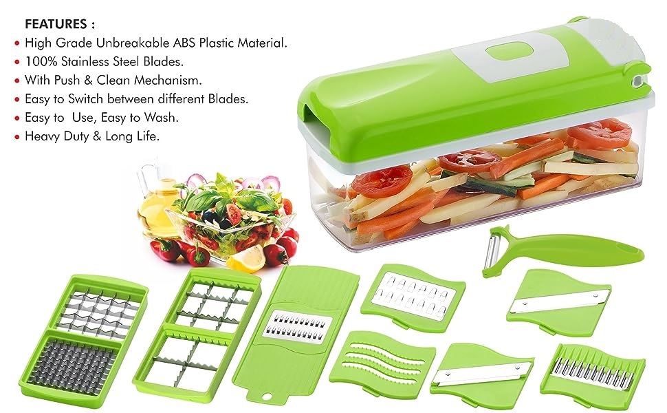 INDRADAMAN Industries 12 in 1 Multipurpose Vegetable and Fruit Cutter