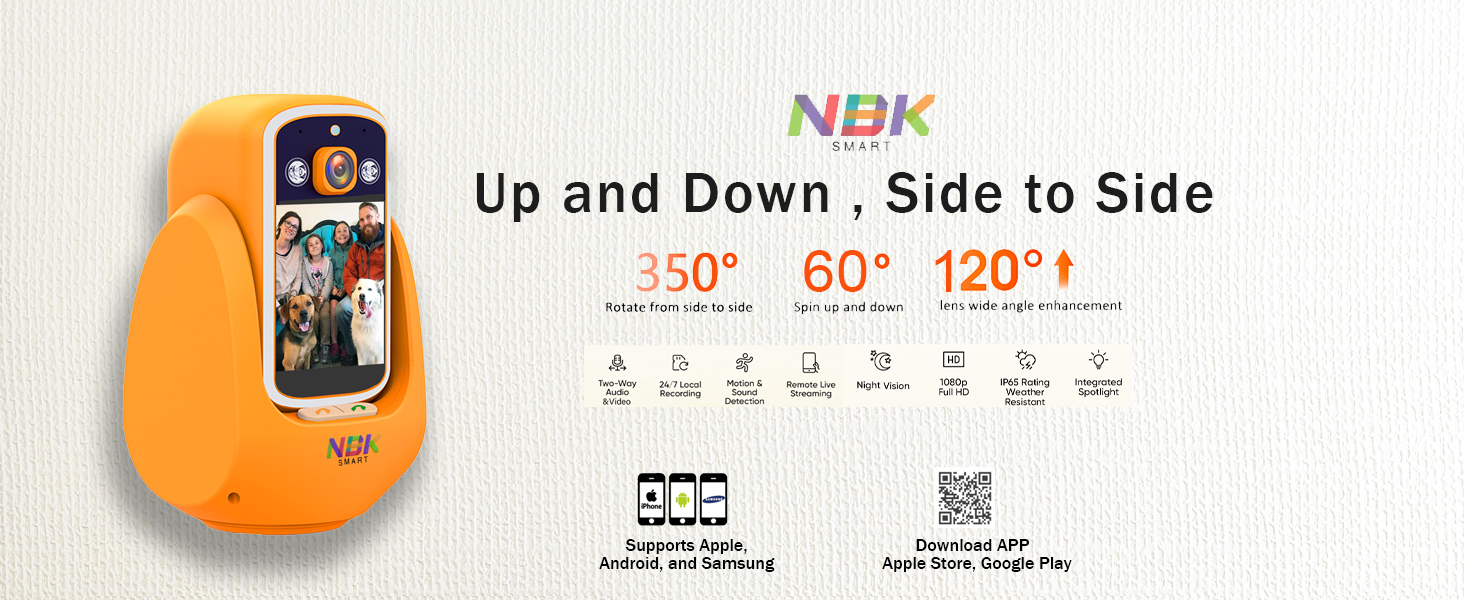 Dog Security Camera for Baby Monitor Motion Detection