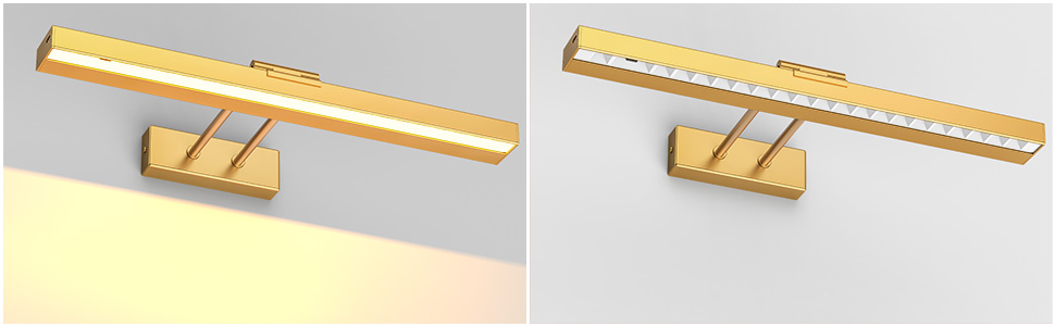 gold picture light