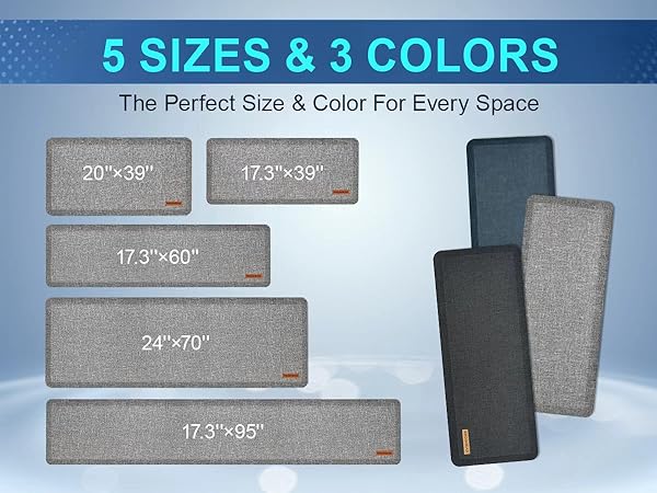 Kitchen mats in various sizes