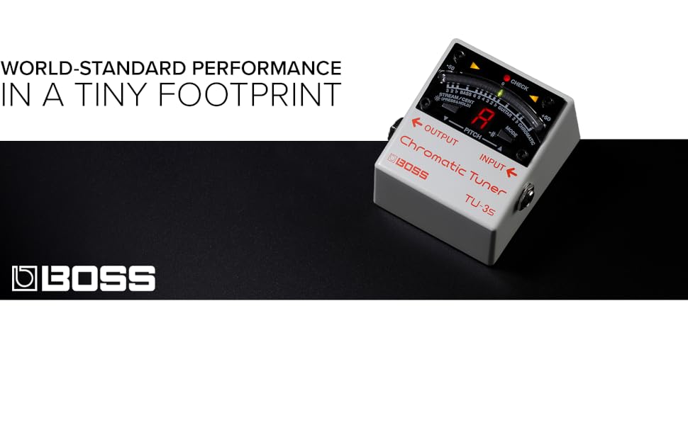 BOSS TU-3S Kompaktowy Tuner Chromatyczny do Pedalboardu