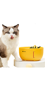 Cat Water Fountain,APETBABY Ultra Quiet Cat Fountain