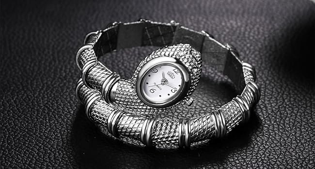 Hamilton クォーツ腕時計 スネークブレスレット HAMILTON [ハミルトン