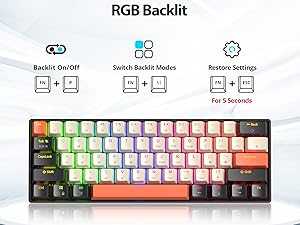 S*n様 KeebConcrete 60%キーボード Amazon.com: SbocKeeb Portable 60% Mechanical Gaming Keyboard