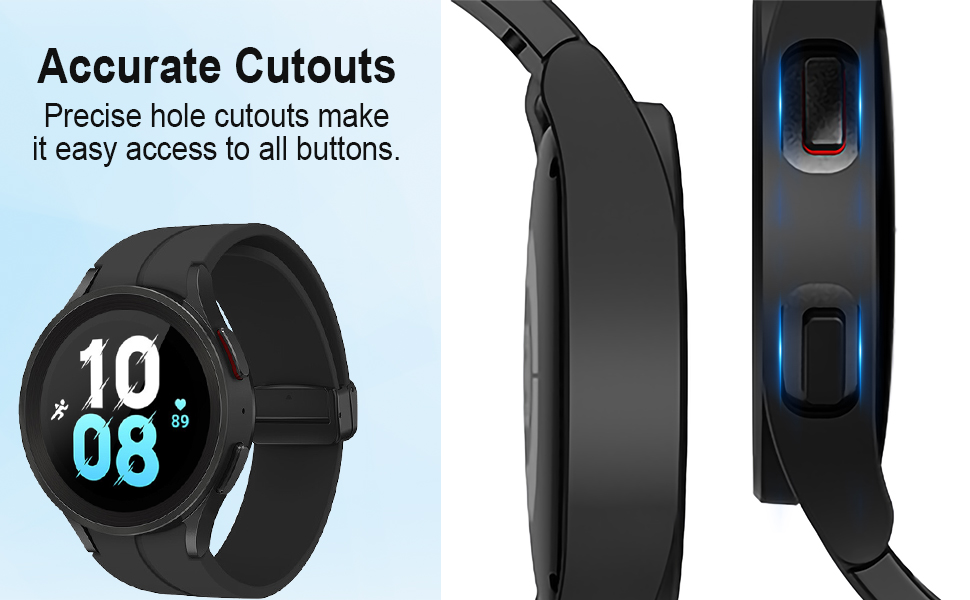 [2Pack] WISKII for Samsung Galaxy Watch 5 2022 & 4 2021