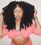 Jamaican bounce crochet hair 12 inch 1B
