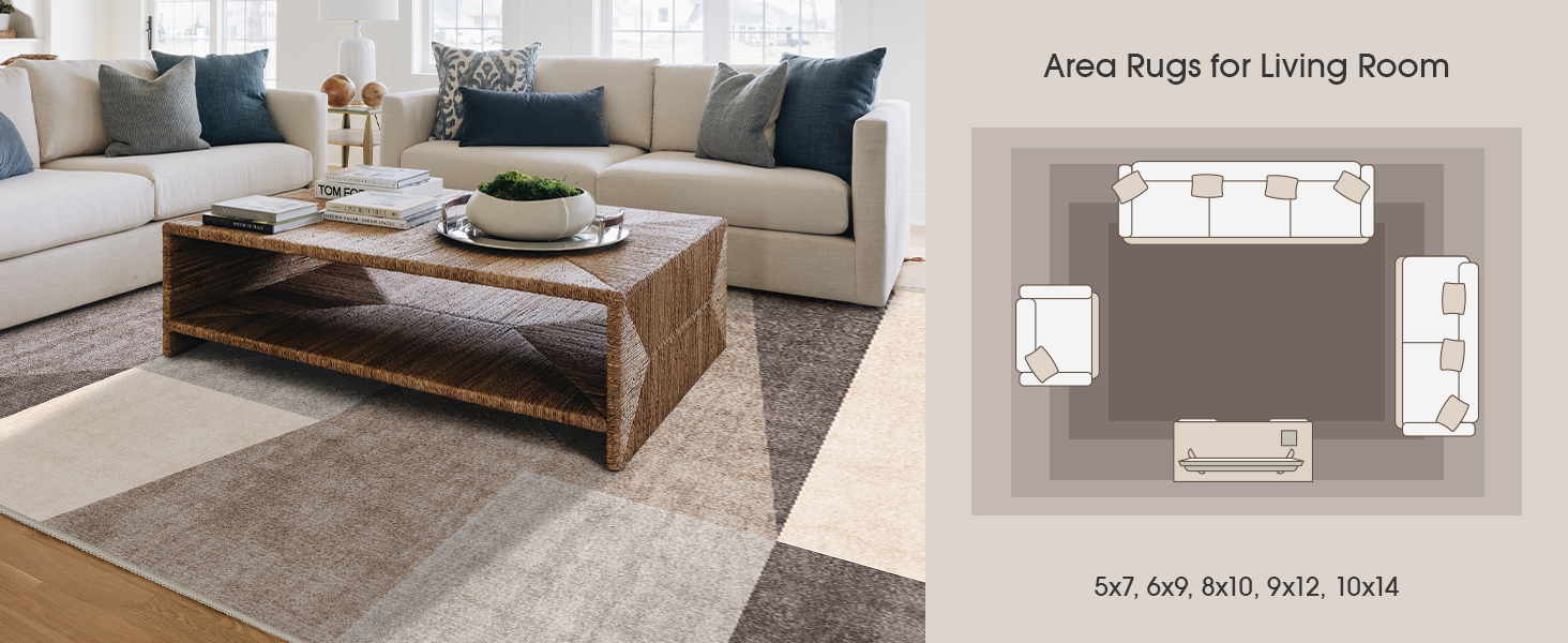 modern area rug