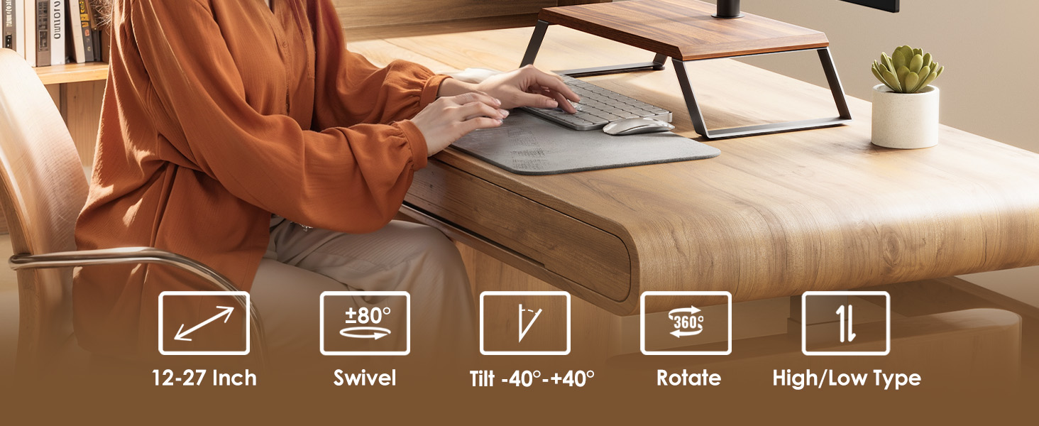 dual monitor mount