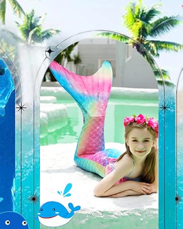 Meerjungfrauenflosse Mädchen