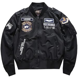 Amazon.co.jp: [starrycoo] ジャケット メンズ MA-1 フライト