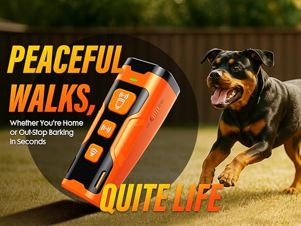 dog bark deterrent device