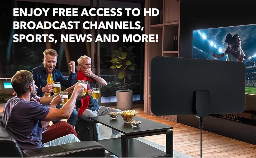 NOVAWAVE Antenna for TV Indoor High Power TV Antenna Indoor 470