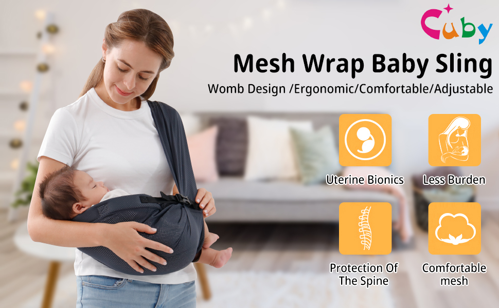 mesh baby sling