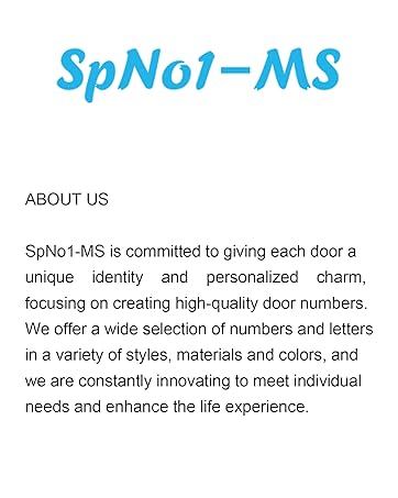 metal house numbers