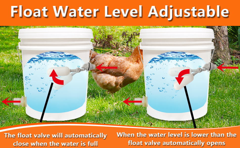 Automatic Chicken Waterer system, 1/2”PVC Tee Fittings