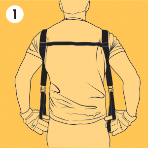 Steady lifter, wheelbarrow lifter, garden tool, yard tool, shoulderdolly, moving straps