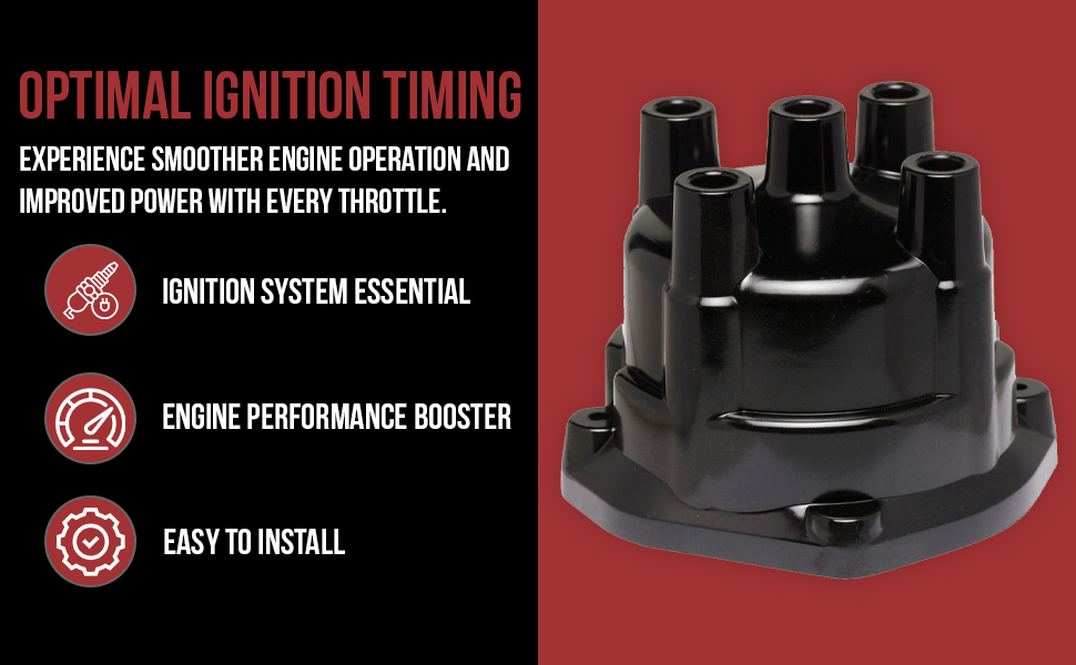 Ignition Distributor Cap, Rotor, Points, Condenser tune up