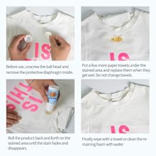 Stain Remover Clothes Roller-Ball Cleaner White Cotton Clothes Roll Linen Fabric, Denim, Down Jacket