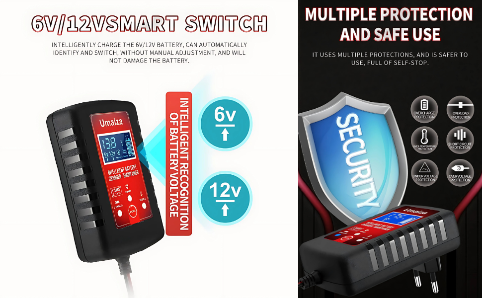 6V/12V 1.75 Amp Smart Switch with Multiple Protection and Safe Use
