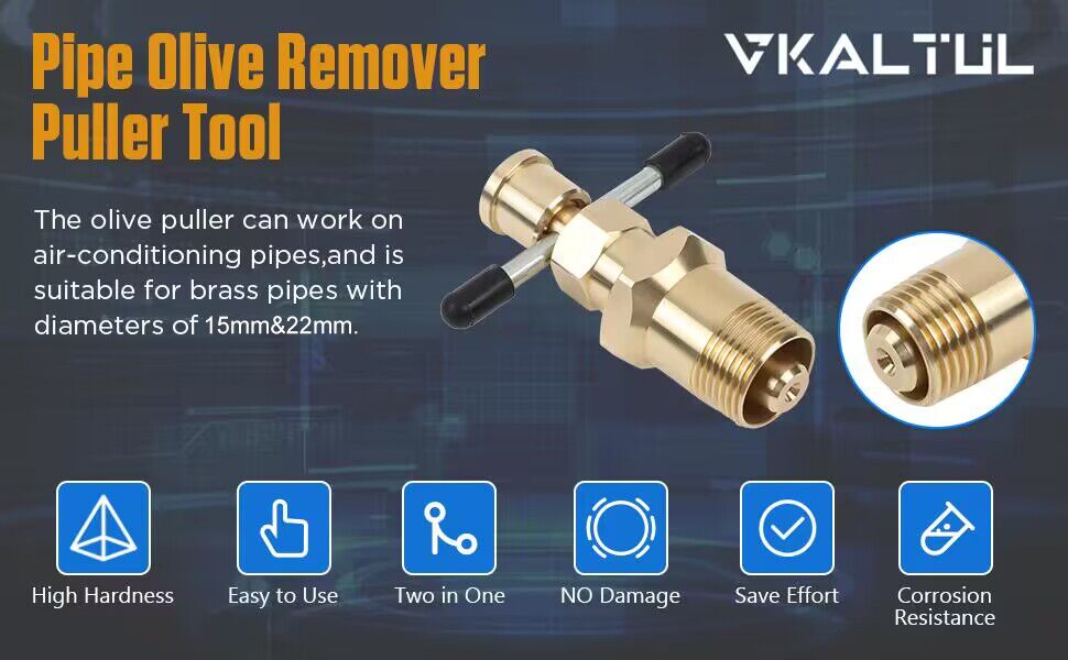 VKALTUL Olive Remover Tool, Olive Puller Easy Removal Without Damage