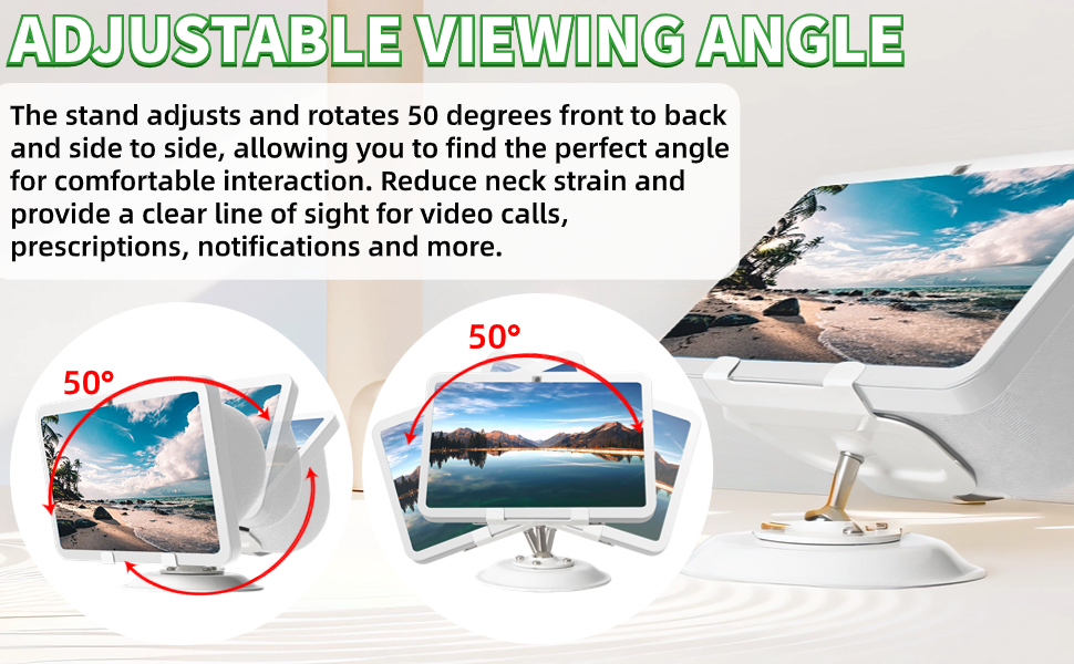 shinar Metal Stand for Echo Show 8 (3rd Generation)