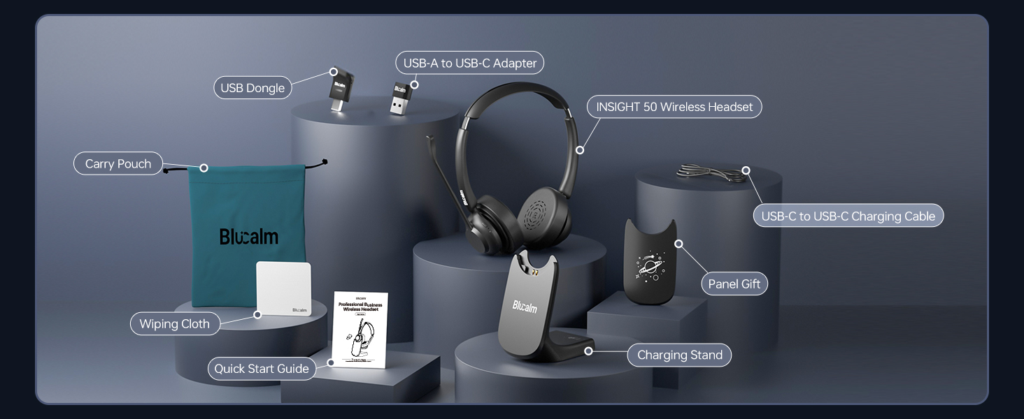 wireless headset with dongle