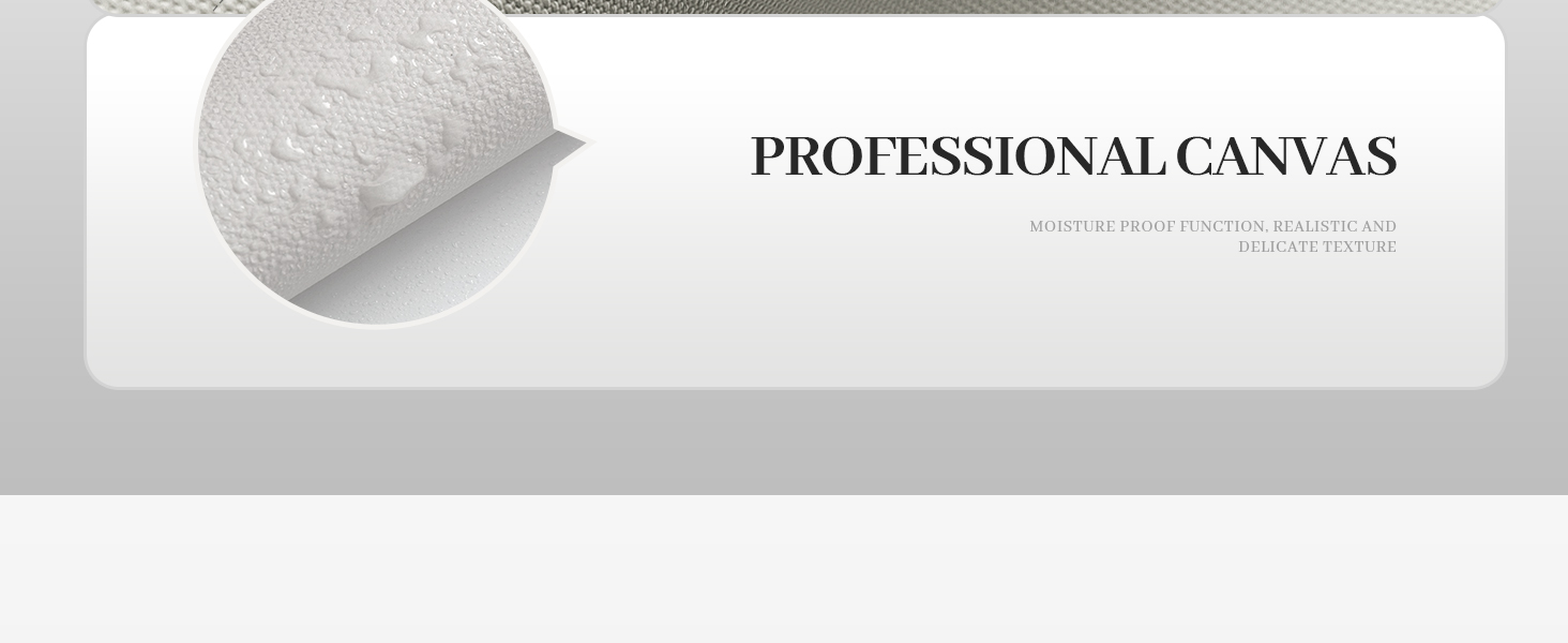 Waterproof canvas wall art